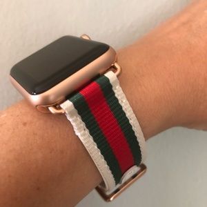 🎀ROSE GOLD White Apple Watch Replacement Band